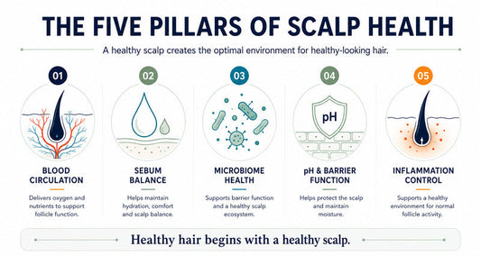 five pillars of scalp health
