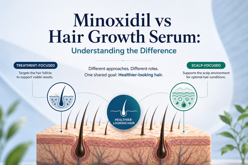 Minoxidil vs hair serum
